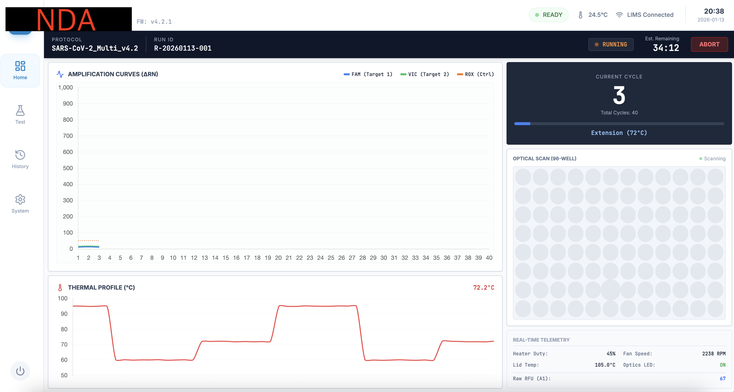 Covid-19 검사기기(의료진 전용) 연동 소프트웨어 개발